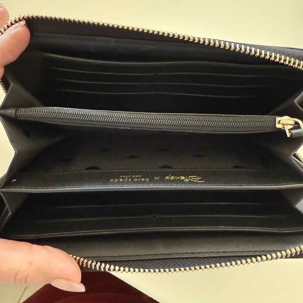 Disney x Kate Spade Minnie Mouse Large Continental Wallet NWT